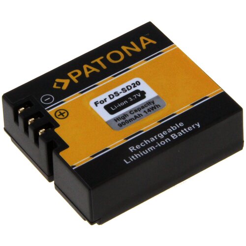 Patona Baterija DS-SD20 za Rollei Bullet 3S / 4S / 5S, 900 mAh Slike