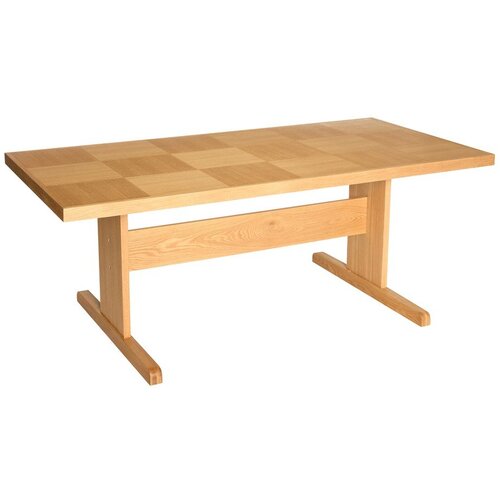 H&amp;uuml;bsch Jedilna miza v hrastovem dekorju 95x195 cm Skak &amp;ndash; Slike