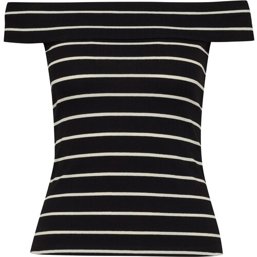 Orsay Black and white women's short-sleeved t-shirt - Women's Cene