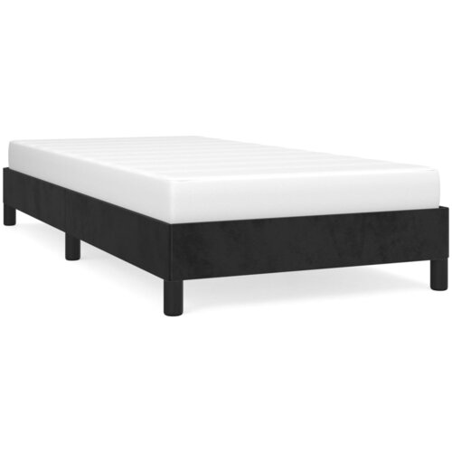 VidaXL Posteljni okvir črn 90x190 cm žamet, (20725984) Slike