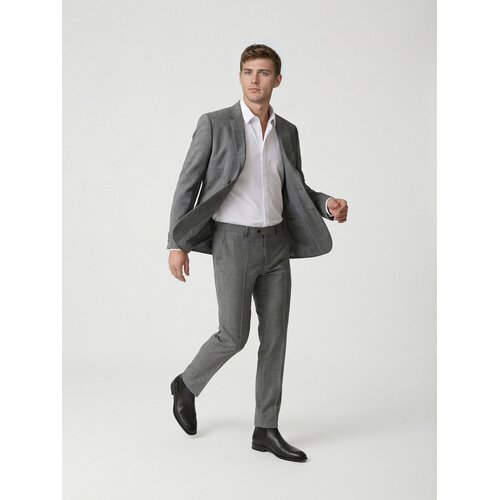 Reserved Slim fit hlače od odijela - tamnosivo Cene