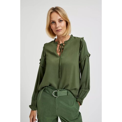 Moodo Women&amp;#039;s khaki blouse Slike