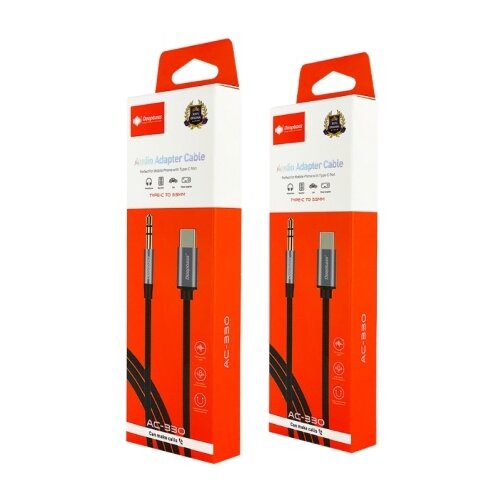 DEEPBASS Adapter audio 3,5mm na Type C 1.2m CRNI Cene