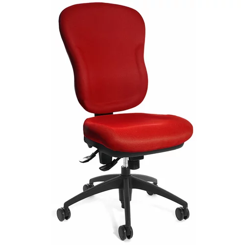 Top Star Vrtljiv pisarniški stol WELLPOINT 30 SY, visoko naslonjalo z oblazinjenjem iz oblikovane pene, rdeč