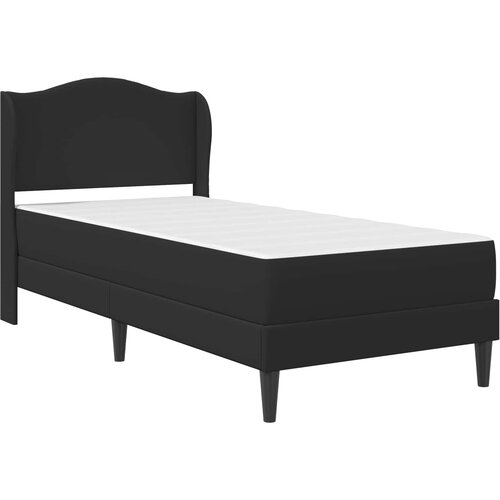  Krevetna konstrukcija Crna 90 x 190 cm Umjetna koža Slike