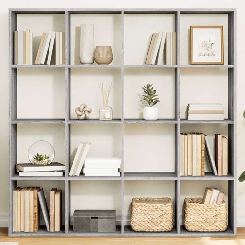 vidaXL Ormarić z knjige boja hrasta 137,5x29x137,5cm konstruirano drvo Cene