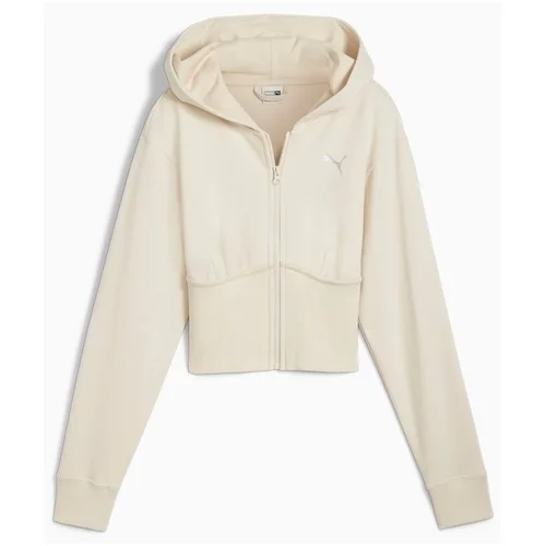 Puma DARE TO CROPPED HOODIE Bijela