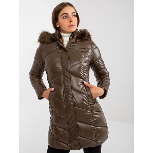 Z-Desing Jacket Style Jacket-NM-KR-H-898.79P-dark brown Cene