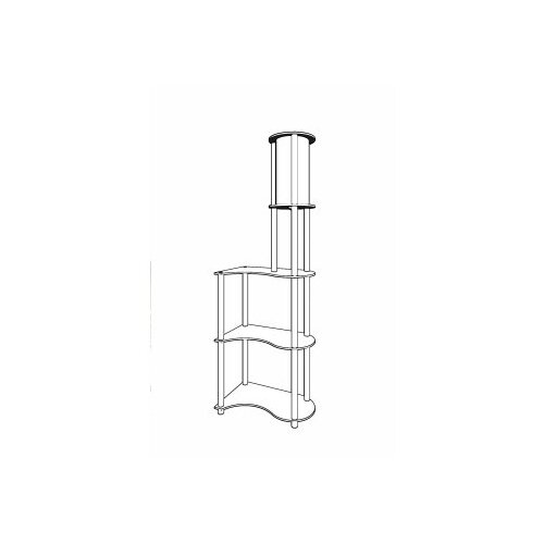 Opviq podna lampa KS-11117, 17x140 cm, IP20, crno-smeđa Slike