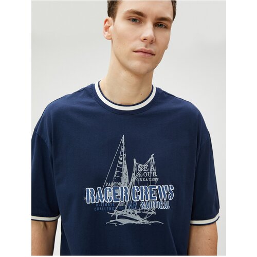 Koton T-Shirt - Navy blue - Loose Slike