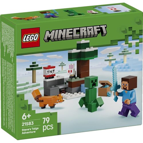 Lego Minecraft Stevova pustolov&scaron;čina v tajgi &scaron;tevilka 21583 Cene