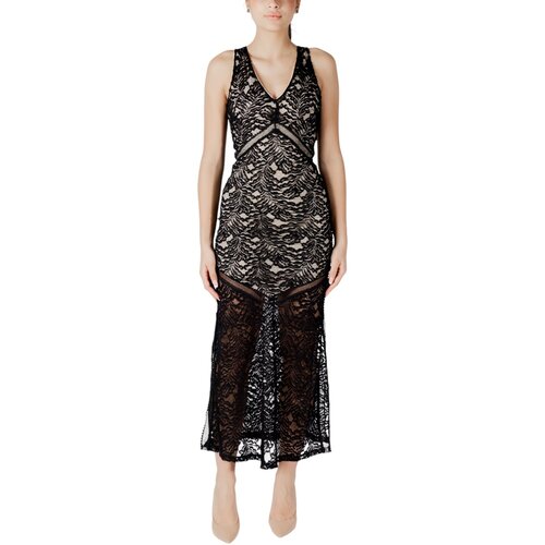 Guess Dolge obleke CHRISTEL LACE W5GK37 KCS90 Črna Cene
