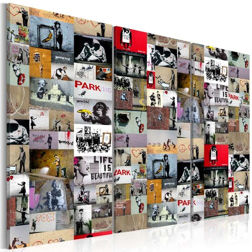  Slika - Art of Collage: Banksy III 90x60 Slike