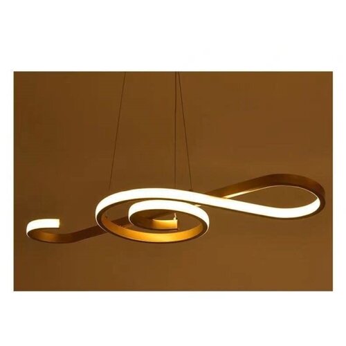  LED luster na sajli LED/18W/230V 3000K zlatan Slike