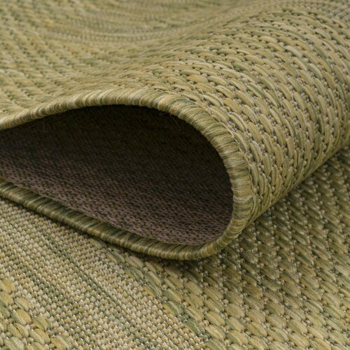 Novel Ravno Tkana Preproga Relax, Zelena, 160cm Slike