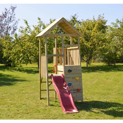 Drveni dječji toranj za igru Hase 110x260x270 cm – Wendi Toys | EU KVALITETA
