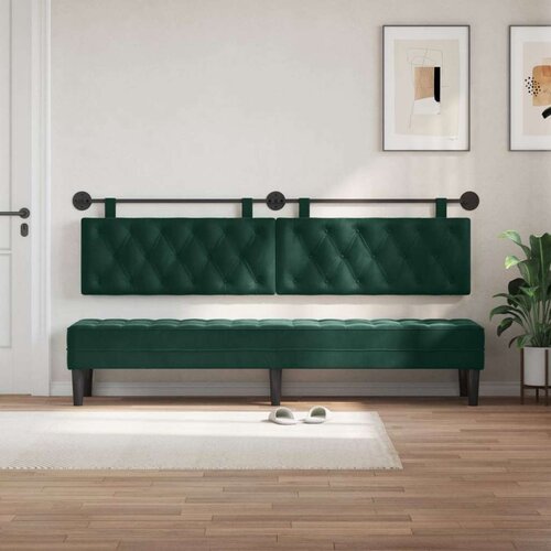  Držeće uzglavlje Zidne Tamnozelena 210 x 55 x 7 cm Bar&amp;scaron;un - Tamnozelena 200 cm bez LED Slike