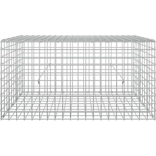  Gabion s 5 mm žicom i mrežom 5x5 cm 100x50x50 cm Slike