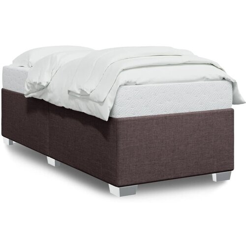 VidaXL Posteljni okvir temno rjav 80x200 cm blago Slike