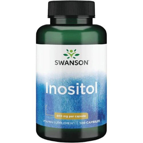 Swanson Inozitol, 650mg, 100 kapsula Slike