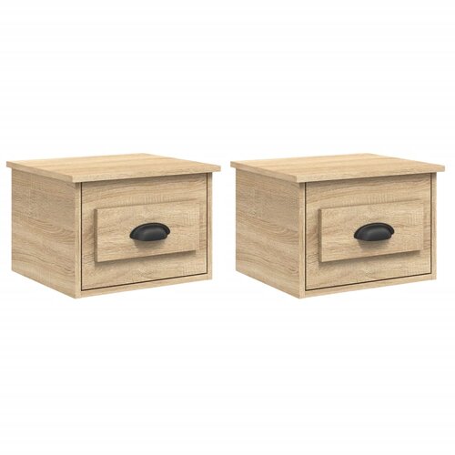 Maison Chic Stenski Dvo delni komplet Nočne omarice - Nočne mize sonoma hrast 41,5x36x28 cm, (21690228) Cene