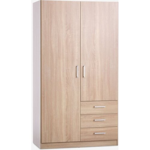  Ormar sa 2 vrata i 3 ladice 97x176cm, Bež Cene
