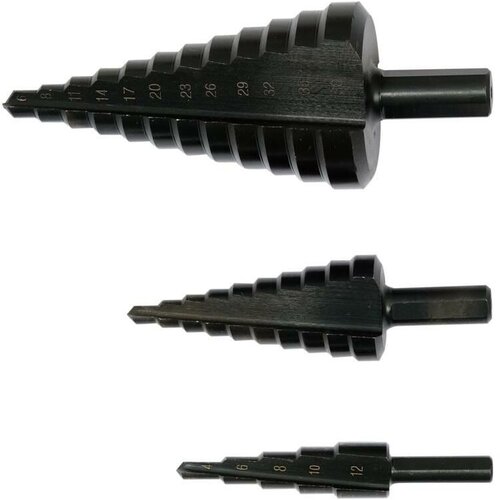 Yato STEP DRILL BIT SET 3PCS. Slike