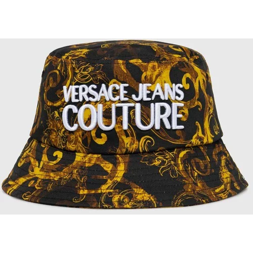 Versace Jeans Couture Pamučni šešir boja: crna, pamučni, 76GAZK06 ZG267