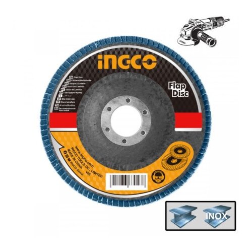 Ingco fdz1253 cirkonijum lamelarni disk 125mm gr80 ( FDZ1253 ) Cene