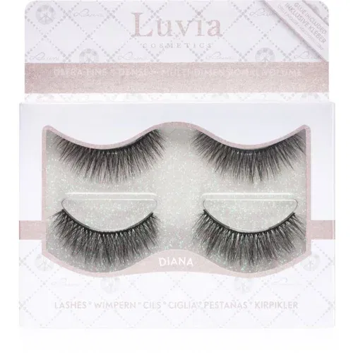 Luvia Cosmetics Vegan Lashes umetne trepalnice vrsta Diana 2x2 kos