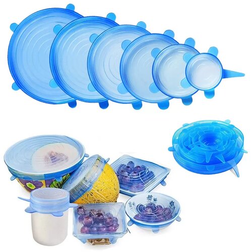 V2 Shop Set rastegljivih poklopci za svežu hranu, 6 komada Cene