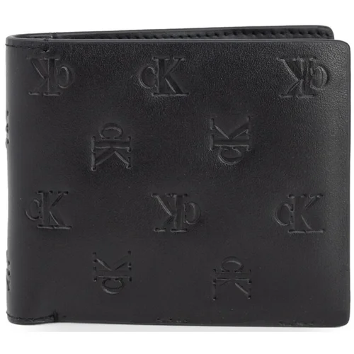 Calvin Klein Jeans AOP EMBOSS BIFOLD K50K512052 Crna