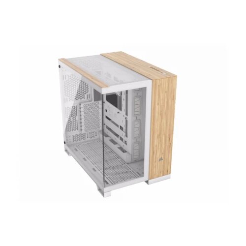 Corsair Kucište 6500X Mid-Tower/dve komore/kaljeno staklo/bez napajanja/bela/bambus drvo Cene