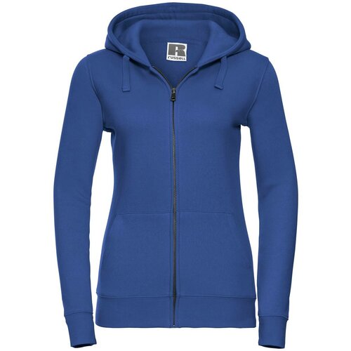 RUSSELL Blue women's hoodie with Authentic zipper Cene
