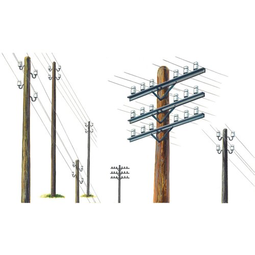 Italeri telegrafski drogovi, (21313254) Slike