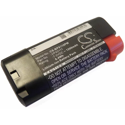 VHBW Baterija za Black &amp; Decker VPX1101 / VPX1201 / VPX1301, 7 V, 1.2 Ah