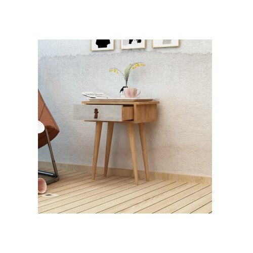 Hanah home Polica 40x65,6x35cm Hrast-Bijela Slike