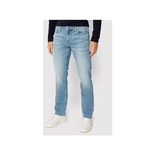 Guess Jeans hlače Angeles M2YAN2 D4Q43 Modra Slim Fit