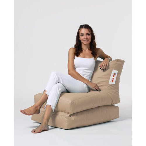 Atelier Del Sofa Siesta Sofa Bed Pouf - Mink vrtna sedežna vreča, (20802832) Slike