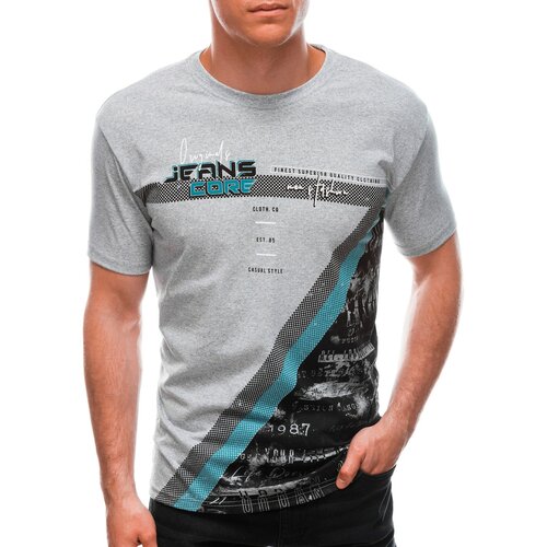 Edoti Men's printed t-shirt S1665 Cene