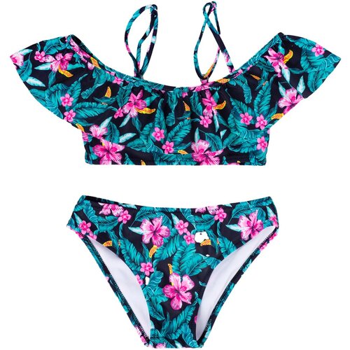Yoclub Kids&amp;#039;s Girls Two-Piece Swimming Costume LKD-0035G-A100 Slike