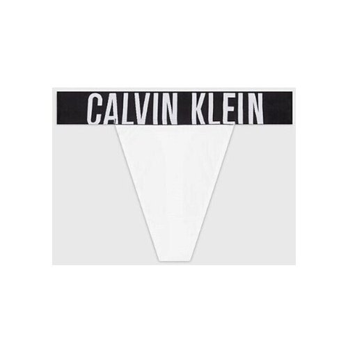 Calvin Klein Jeans Spodnje hlače 000QF7638E100 THONG Bela Slike