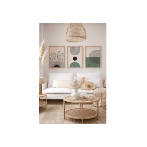 Wallity Dekorativna slika Artsycllct34, 33x48cm, 3 dijela Cijene