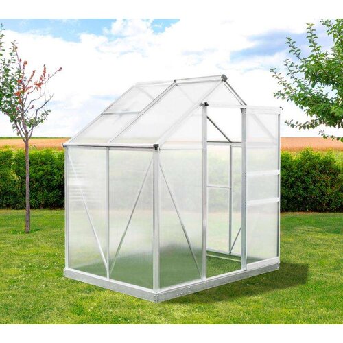 WESTMANN aluminijski staklenik Flora 64 | srebrni | 132x190x201 cm Cijene