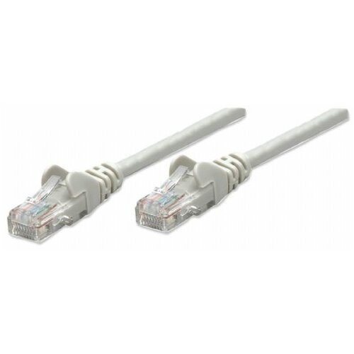 Intellinet patch cable, Cat6 compatible, uutp, 1.5 m, gray Cene