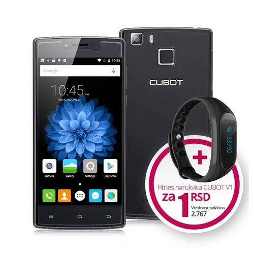 Cubot S600 Black, IPS 5,QC 1.3GHz/2GB/16GB/13&5Mpix/DS/5.1 mobilni telefon Slike