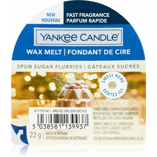Yankee Candle Spun Sugar Flurries vosak za aroma lampu 22 g