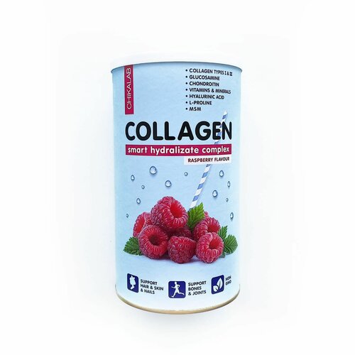 kolagen mix suvi koncetrat za spremanje napitka, malina 400g Slike