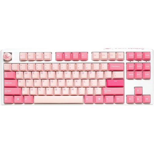 Ducky keyboard gaming usb qwerty english pink Slike