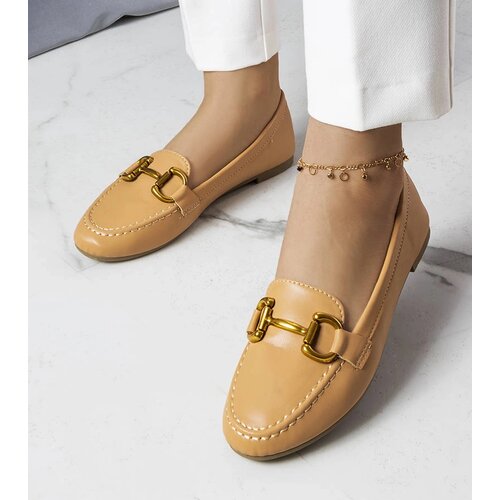 Gemre Beige Loafers with Gold Decoration Regina Cijene
